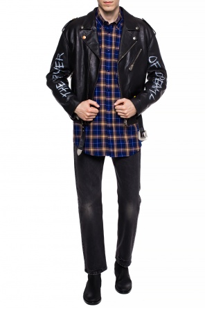 Biker jacket with lettering, zdjęcie 2 Biker jacket with lettering od Balenciaga